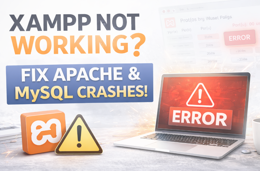 XAMPP Not Working? Fix Apache & MySQL Crashing Issues (Step-by-Step Guide)